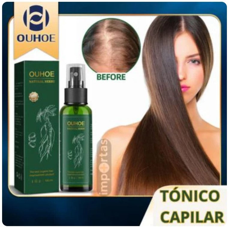 SPRAY OUHOE Activa el crecimiento desde la raíz con FollicX