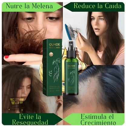 SPRAY OUHOE Activa el crecimiento desde la raíz con FollicX